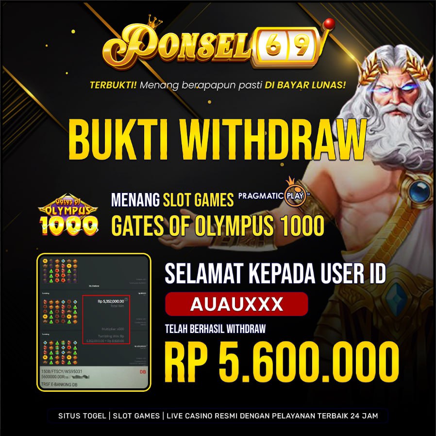 Bukti WD member id : auauxxx Ponsel69